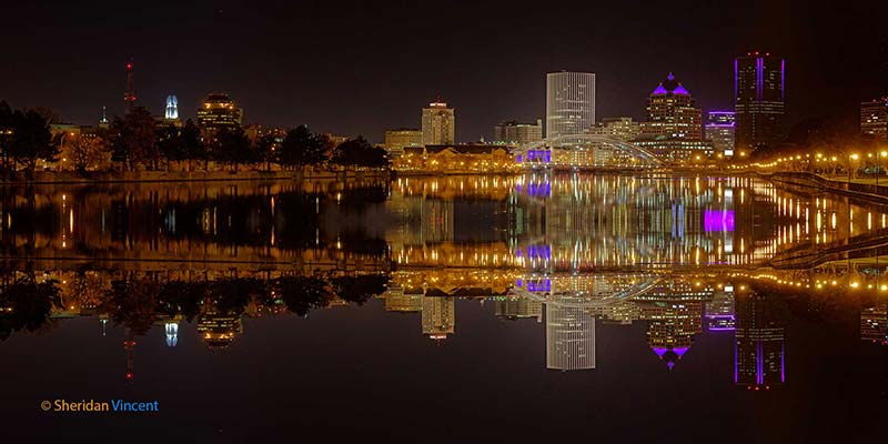 Mirrored Skyline 2016 by Sheridan Vincent