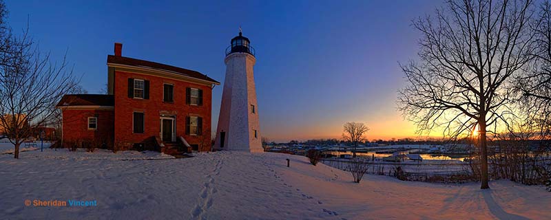 Charlotte Genesee Lighthouse Sunrise 2016 by Sheridan Vincent